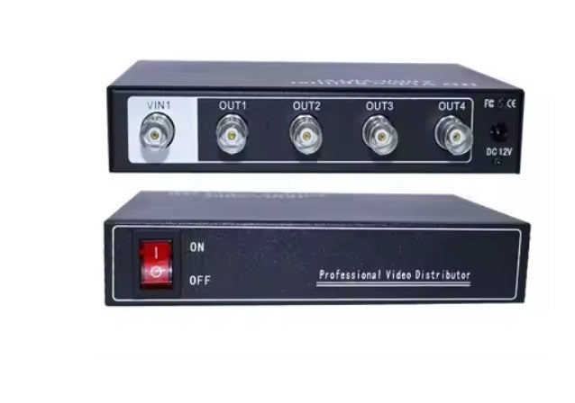 HD 1 In 2 Out 1in 4out AHD CVI TVI BNC Video Distributor Amplifier 1CH To 2CH Splitter For CCTV Security Camera DVR System