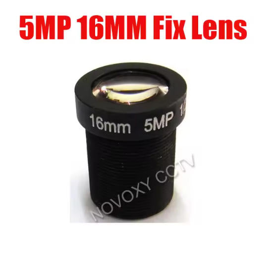 DIY 8mm 12mm 16mm 5MP HD 1/2.5 Inch CCTV Lens M12 Interface Mount For CCTV Analog / IP Camera