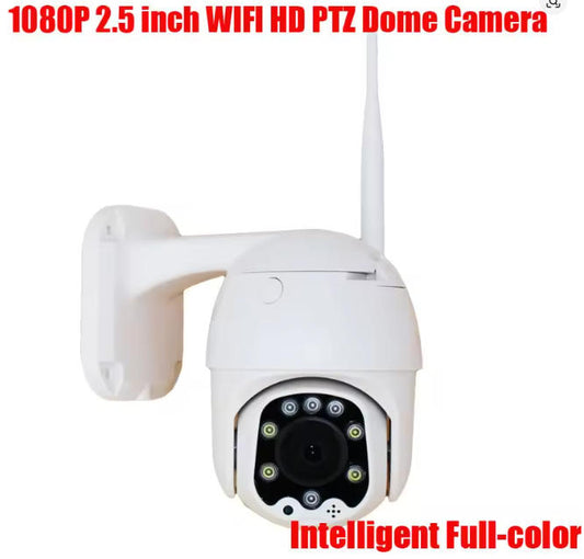 2.0MP/1080P 2.5 inch WIFI HD Intelligent Full-color wifi PTZ Dome Camera support SD Card