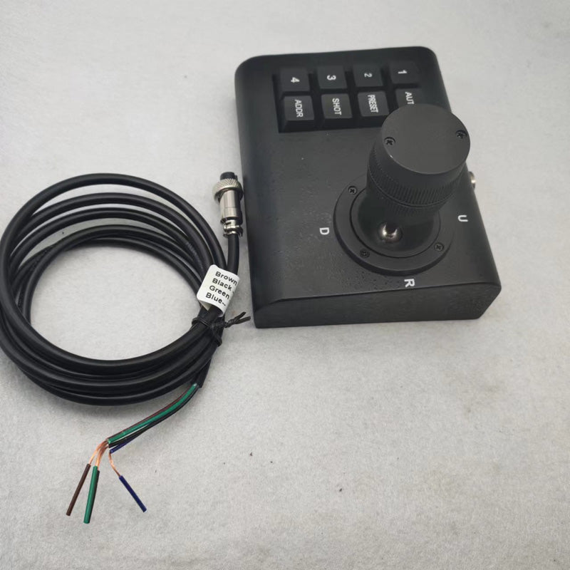 Free shipping Mini Handheld Car Mobile 3D Joystick CCTV Keyboard Controller for Car Vehicle PTZ Dome Camera DVR Pan Tilt Zoom RS485