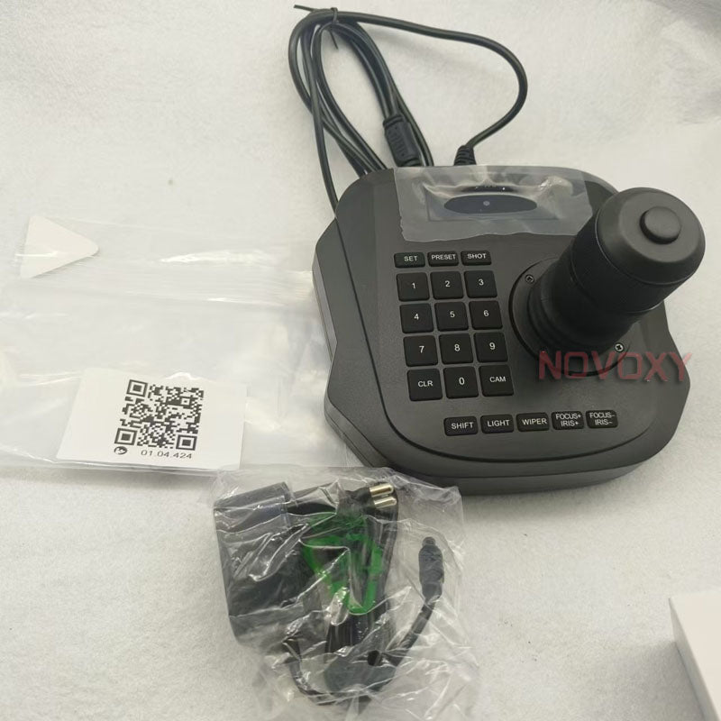 Free shipping NOVOXY 4D RS485 CCTV PTZ and Decoder Keyboard Controller For Analog Speed Dome Camera SK-MC-301