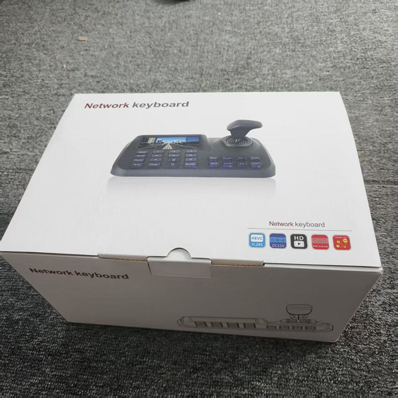 Free shipping 5inch LCD ONVIF IP PTZ 3D Joystick CCTV Keyboard Controllers for Speed Camera