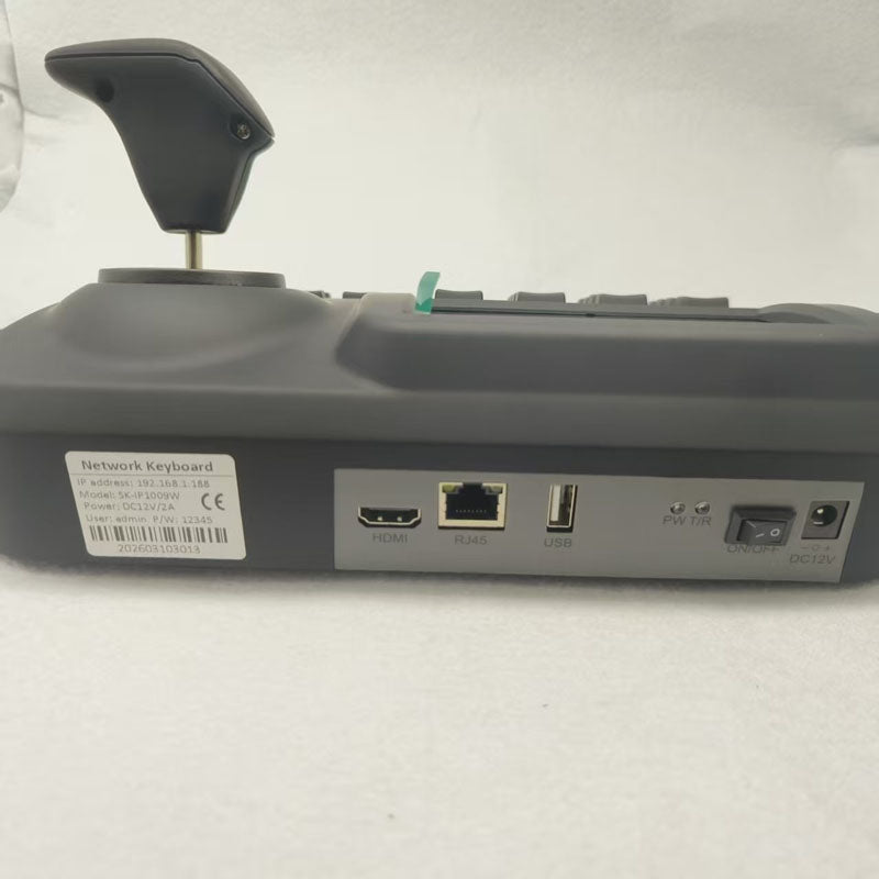 Free shipping 5inch LCD ONVIF IP PTZ 3D Joystick CCTV Keyboard Controllers for Speed Camera