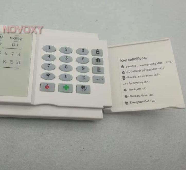 315MHZ 433MHZ 16 Zones Wired and 16 Wireless 2G 4G GMS Alarm Host Control Panel Home Security