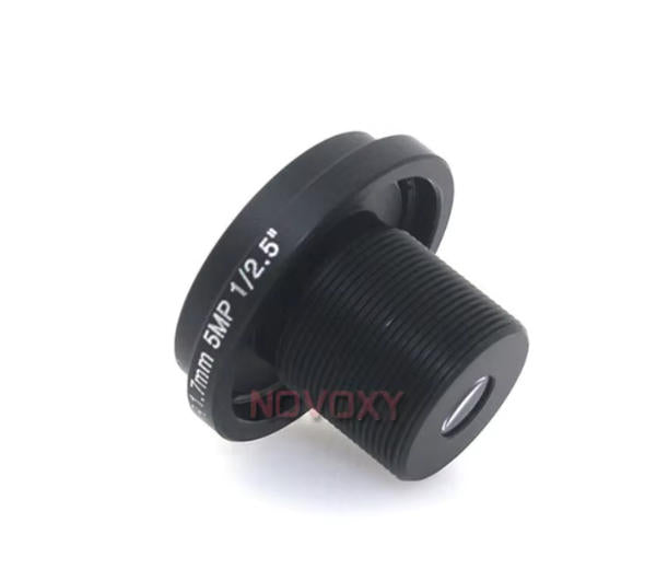 DIY 5mp Megapixel HD 1.7mm 1.8mm 185 Degrees Fish Eye Wide Angle View Board Lens 5MP 1/2.5" M12 CCTV / IP Camera
