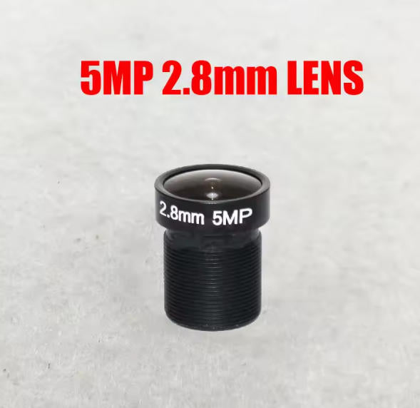 NOVOXY CCTV Camera Lens 2mp 3mp 5mp 1/2.7" 2.8mm Wide Angle Of View Board M12 Mount For IP Cams