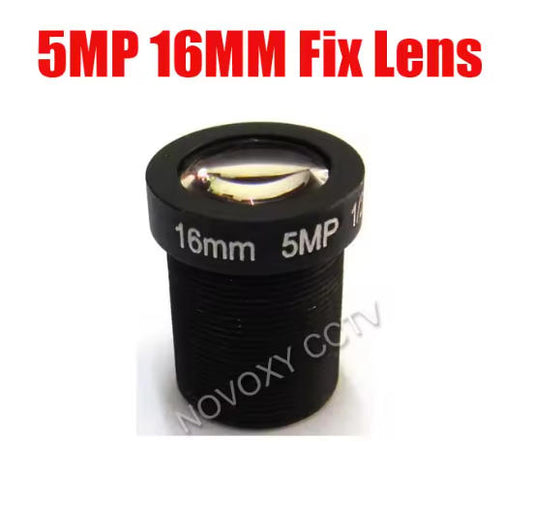 DIY 8mm 12mm 16mm 5MP HD 1/2.5 Inch CCTV Lens M12 Interface Mount For CCTV Analog / IP Camera