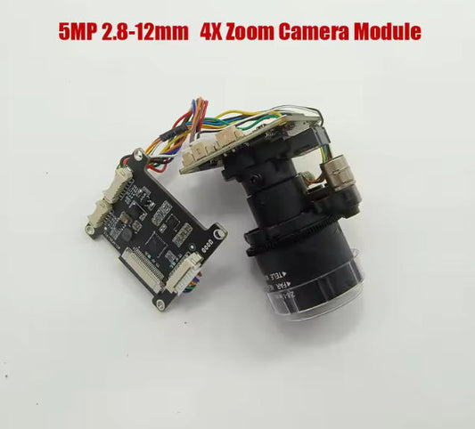 DIY HD IP Camera Module 4MP 5MP 6MP 2.8-12MM Motorized Zoom LEN & IRC filter Camera Module