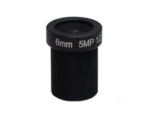 DIY 5mp 6mm with 650nm IR Filter 1/2.5" cctv camera lens M12 For CCTV / IP Camera