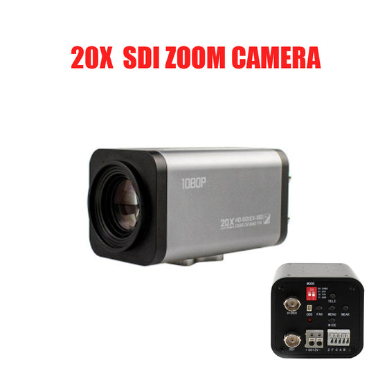 SK-SDI7500C  2.0MP 20x optica HD SDI  zoom Camera  IMX307 CMOS sensor 1080P EX-SDI SDI CVBS AHD TVI CVI 6 in 1 BOX SDI CAMERA with RS485