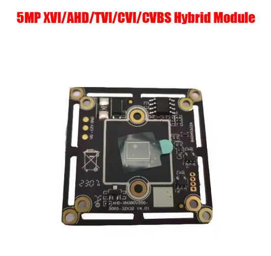 5MP XVI/AHD/TVI/CVI/CVBS coaxial HD 5 in 1 Hybrid Module XM380+k05