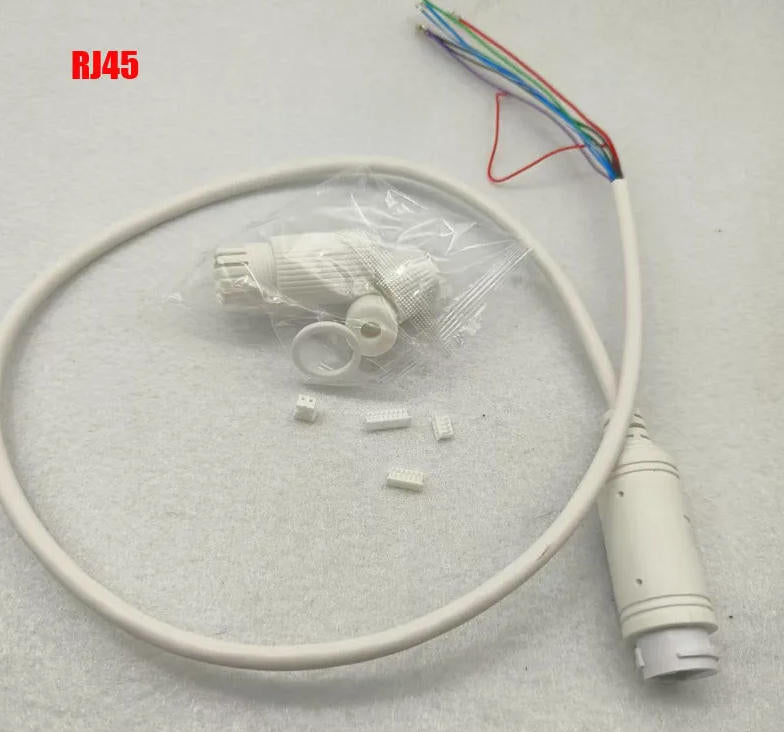 48V to 12V PoE Cable With DC Audio IP Camera RJ45 Cable Built in PoE Module For CCTV IP Camera Board Module