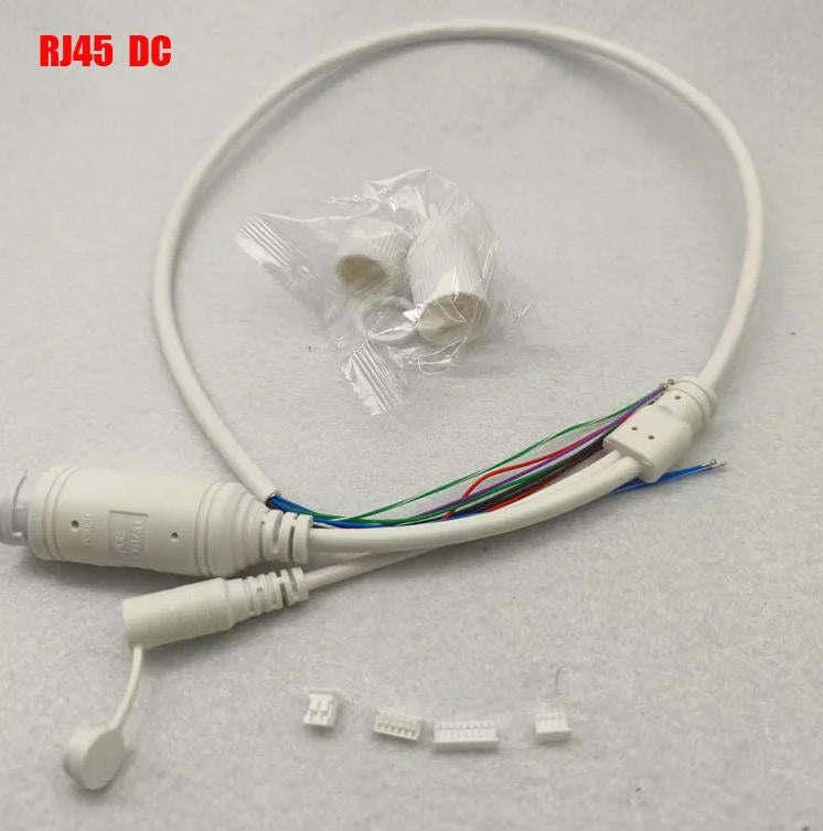48V to 12V PoE Cable With DC Audio IP Camera RJ45 Cable Built in PoE Module For CCTV IP Camera Board Module