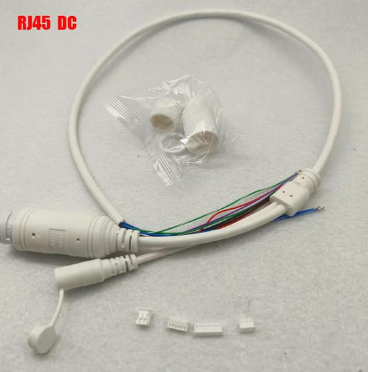 48V to 12V PoE Cable With DC Audio IP Camera RJ45 Cable Built in PoE Module For CCTV IP Camera Board Module