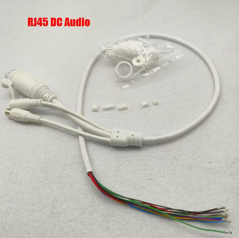 48V to 12V PoE Cable With DC Audio IP Camera RJ45 Cable Built in PoE Module For CCTV IP Camera Board Module