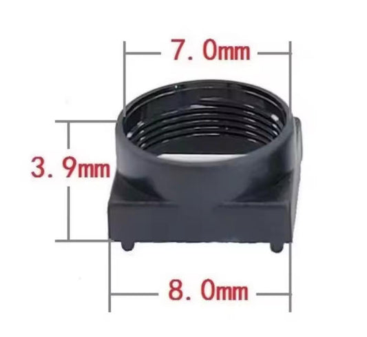 DIY M7 lens mount 3.9mm6mm7mm high frame 8 * 8 with positioning column security accessories small lens mount